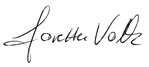 Unterschrift Loretta Volk